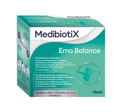 Packaging producto Emo Balance de MedibiotiX